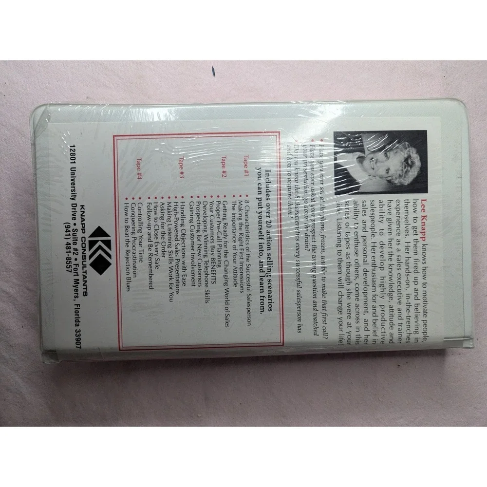 Lee Knapp Would you buy from You selling Skills‎ VHS tape road to Success Video